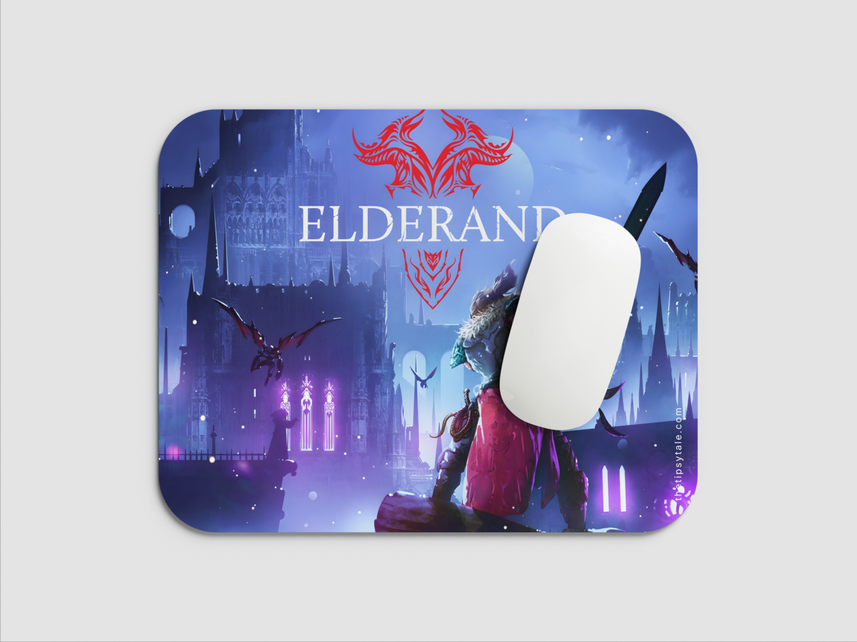 "BLACKSMITH ELDERAND " Mousepad: Enhance Your Workspace with Style