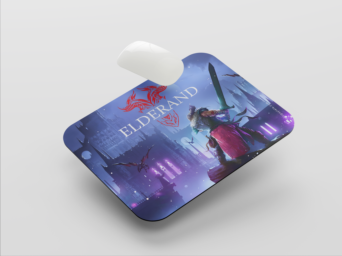"BLACKSMITH ELDERAND " Mousepad: Enhance Your Workspace with Style