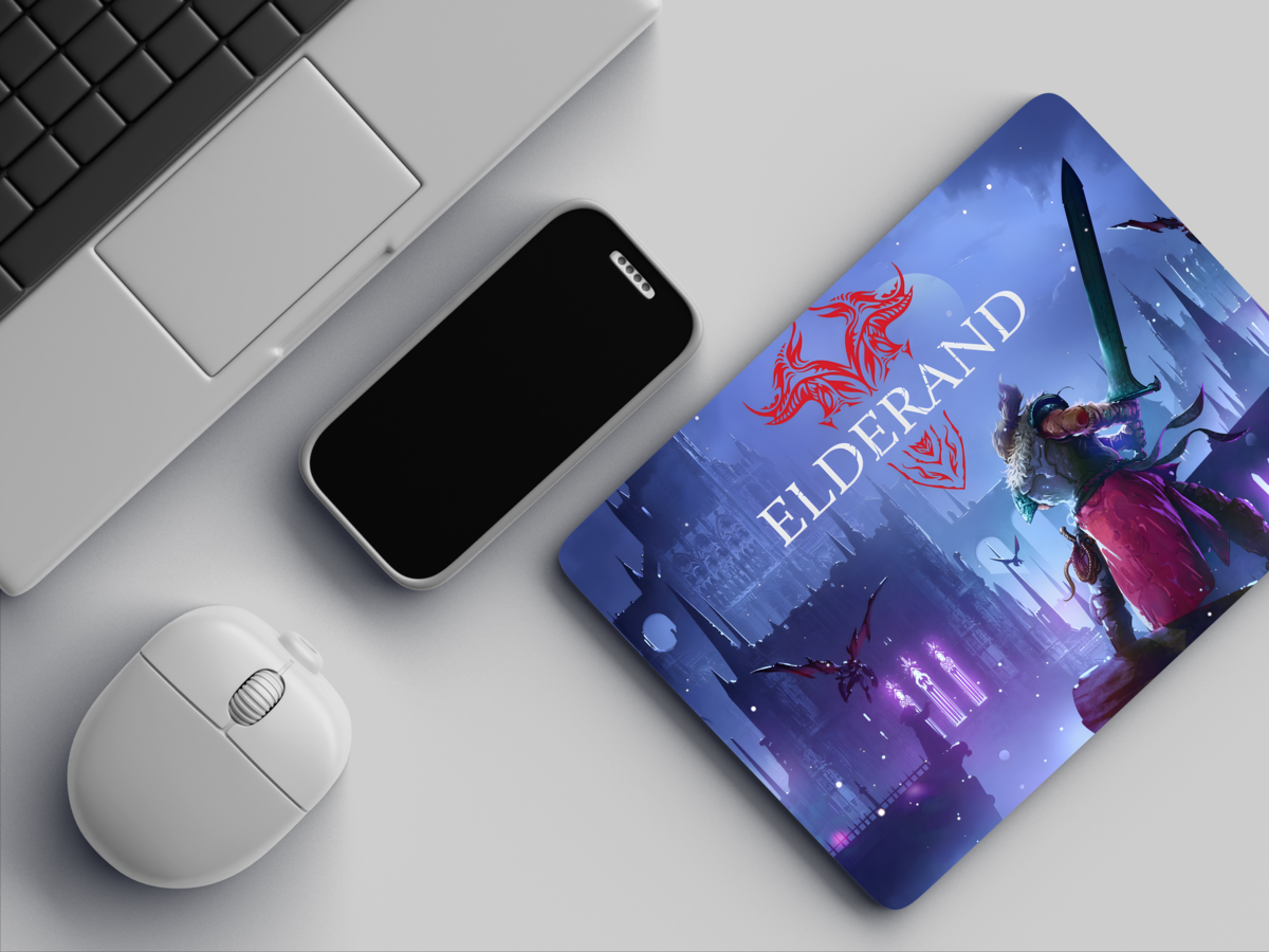 "BLACKSMITH ELDERAND " Mousepad: Enhance Your Workspace with Style