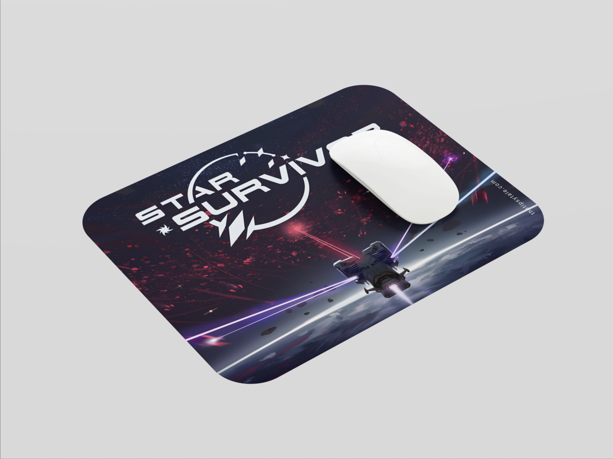 "STAR SURVIVOR" Mousepad: Enhance Your Workspace with Style