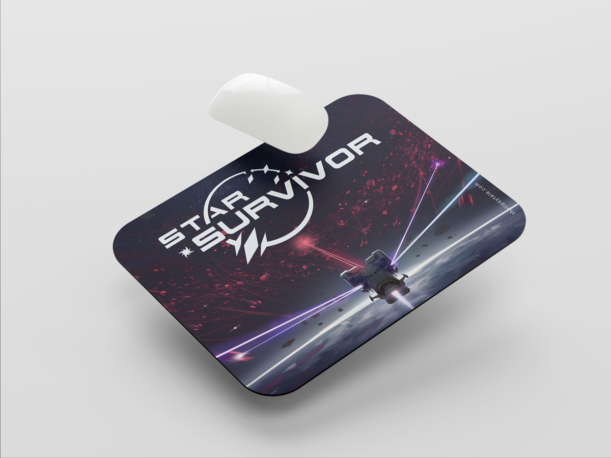 "STAR SURVIVOR" Mousepad: Enhance Your Workspace with Style