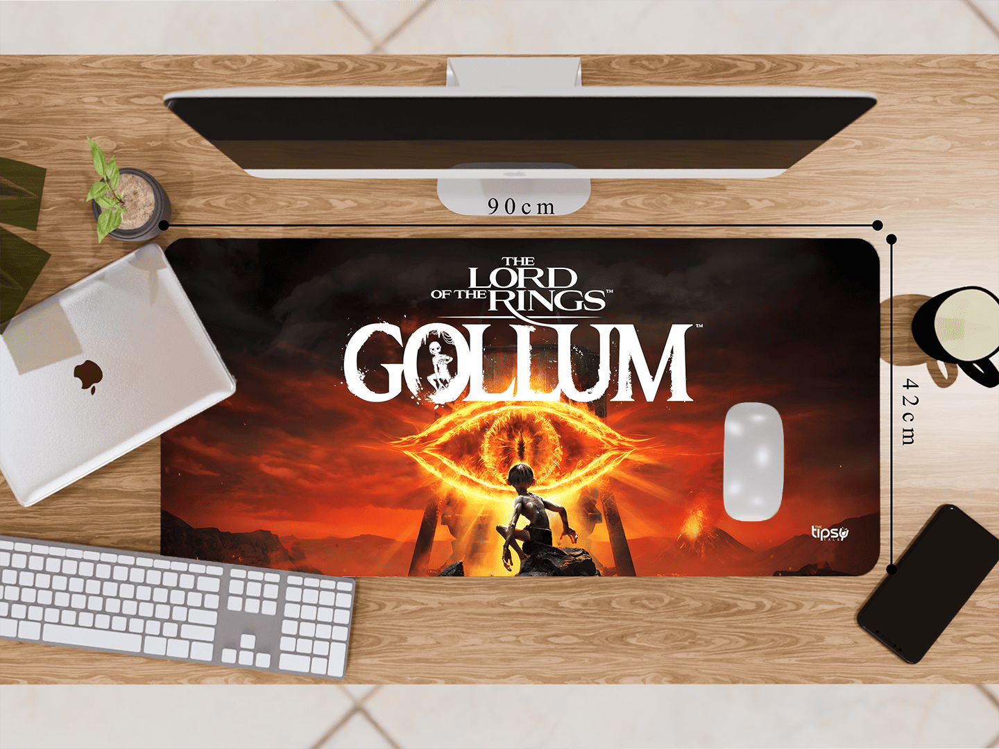 "THE LORD OF THE RINGS GOLLUM" Gaming Mousepad Elevate Your Gaming Experience