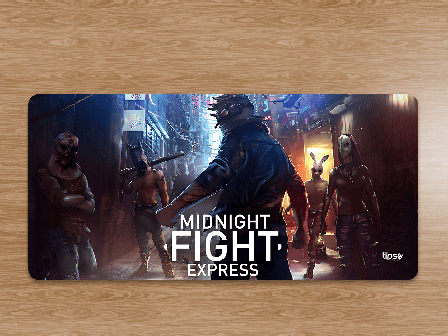 "MIDNIGHT FIGHT EXPRESS" Gaming Mousepad Elevate Your Gaming Experience