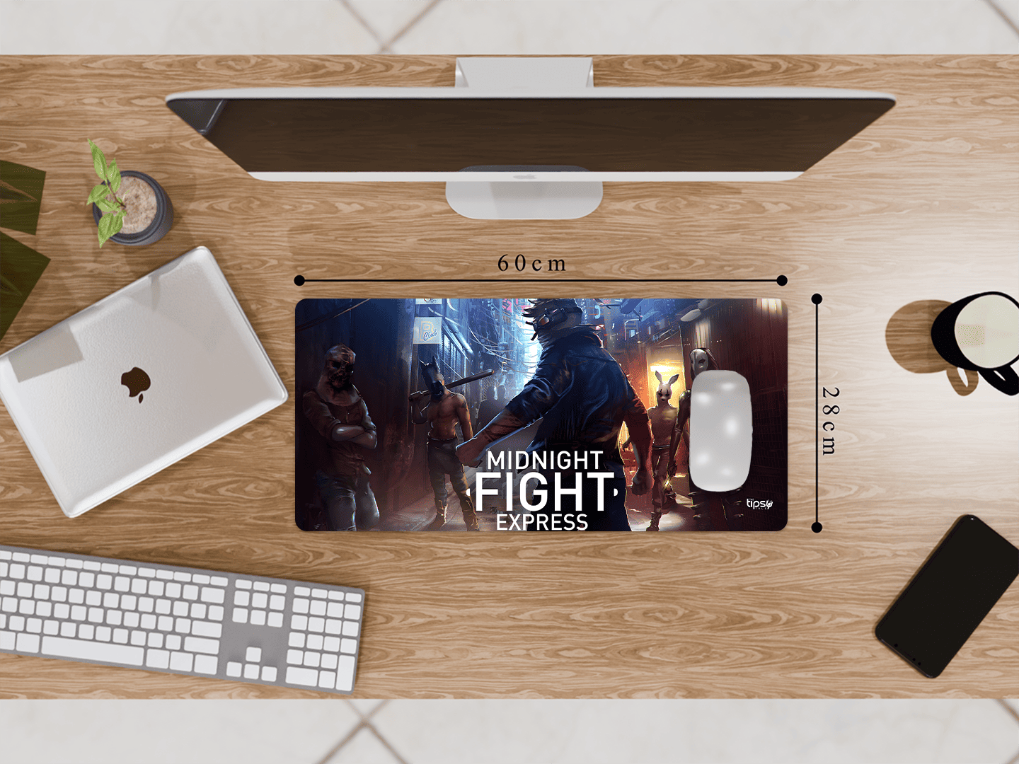 "MIDNIGHT FIGHT EXPRESS" Gaming Mousepad Elevate Your Gaming Experience