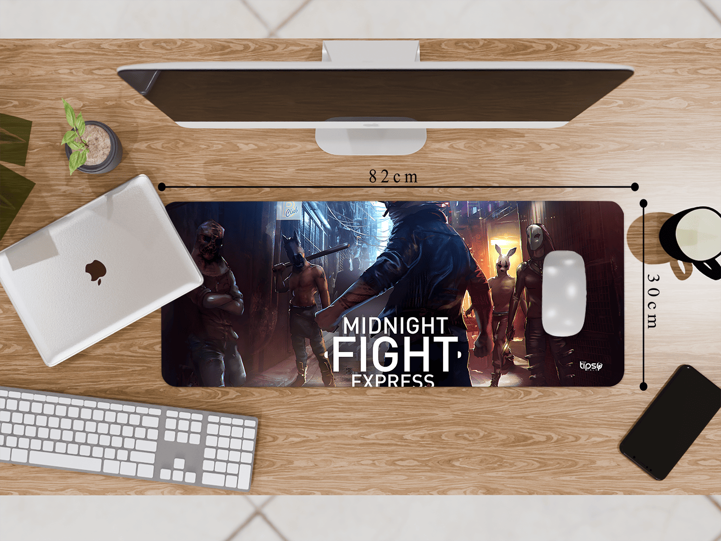 "MIDNIGHT FIGHT EXPRESS" Gaming Mousepad Elevate Your Gaming Experience