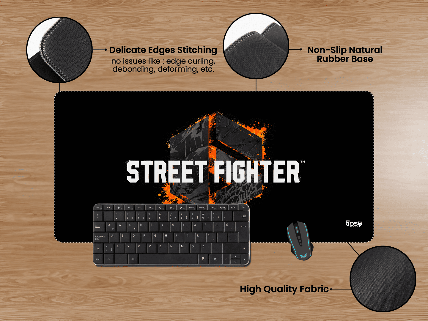 "STREET FIGHTER" Gaming Mousepad Elevate Your Gaming Experience