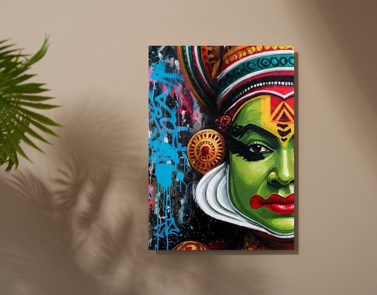 "Traditional Dance"- Shiny & Sturdy Metallic Poster Art That Pops & Sticks