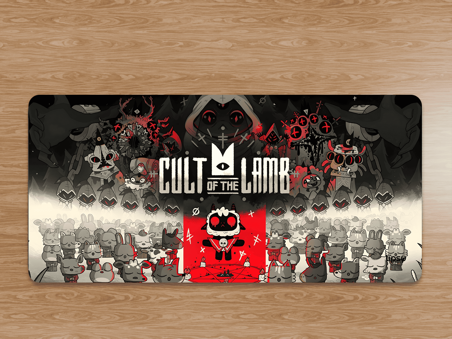 "CULT OF THE LAMB" Gaming Mousepad Elevate Your Gaming Experience