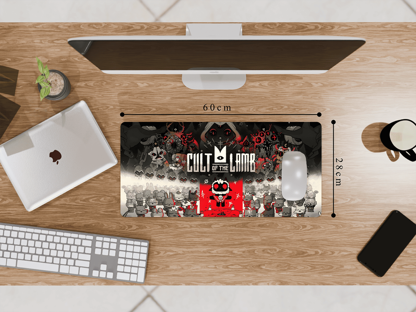 "CULT OF THE LAMB" Gaming Mousepad Elevate Your Gaming Experience