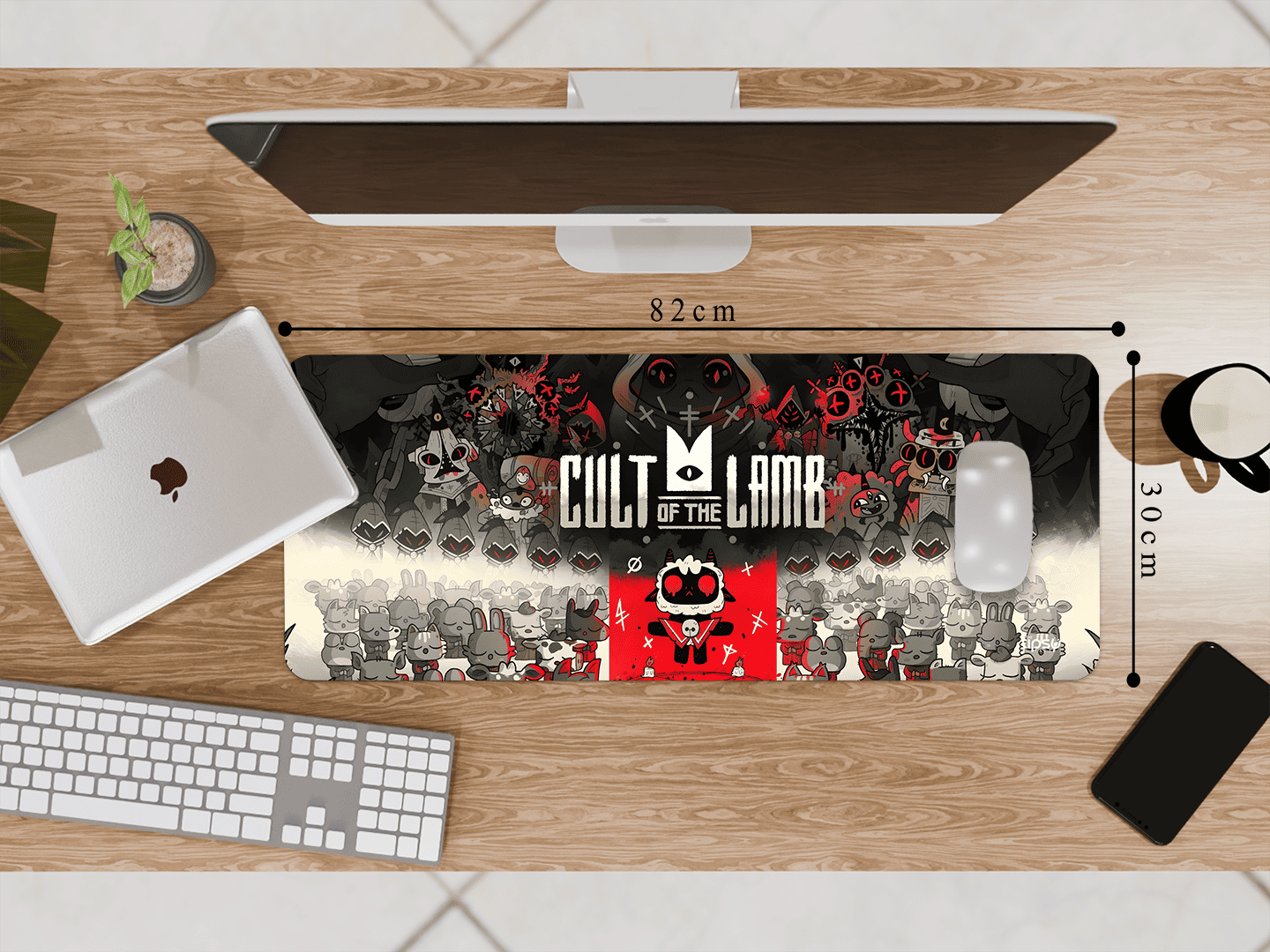 "CULT OF THE LAMB" Gaming Mousepad Elevate Your Gaming Experience