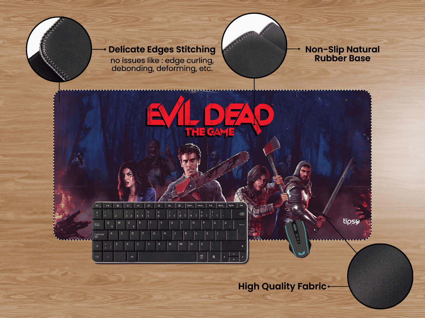 "EVIL DEAD THE GAME" Gaming Mousepad Elevate Your Gaming Experience