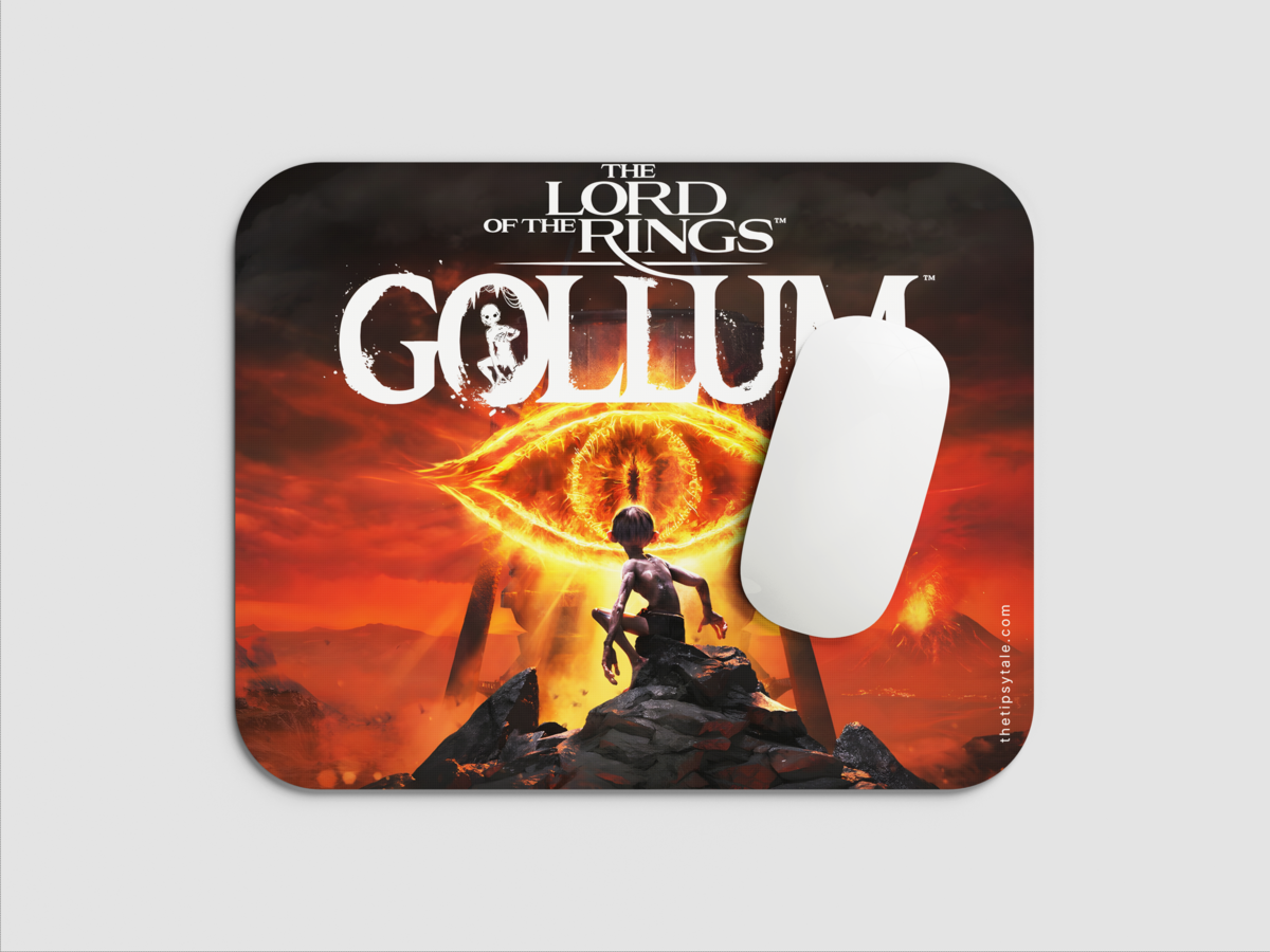 "THE LORD OF THE RINGS GOLLUM" Mousepad: Enhance Your Workspace with Style