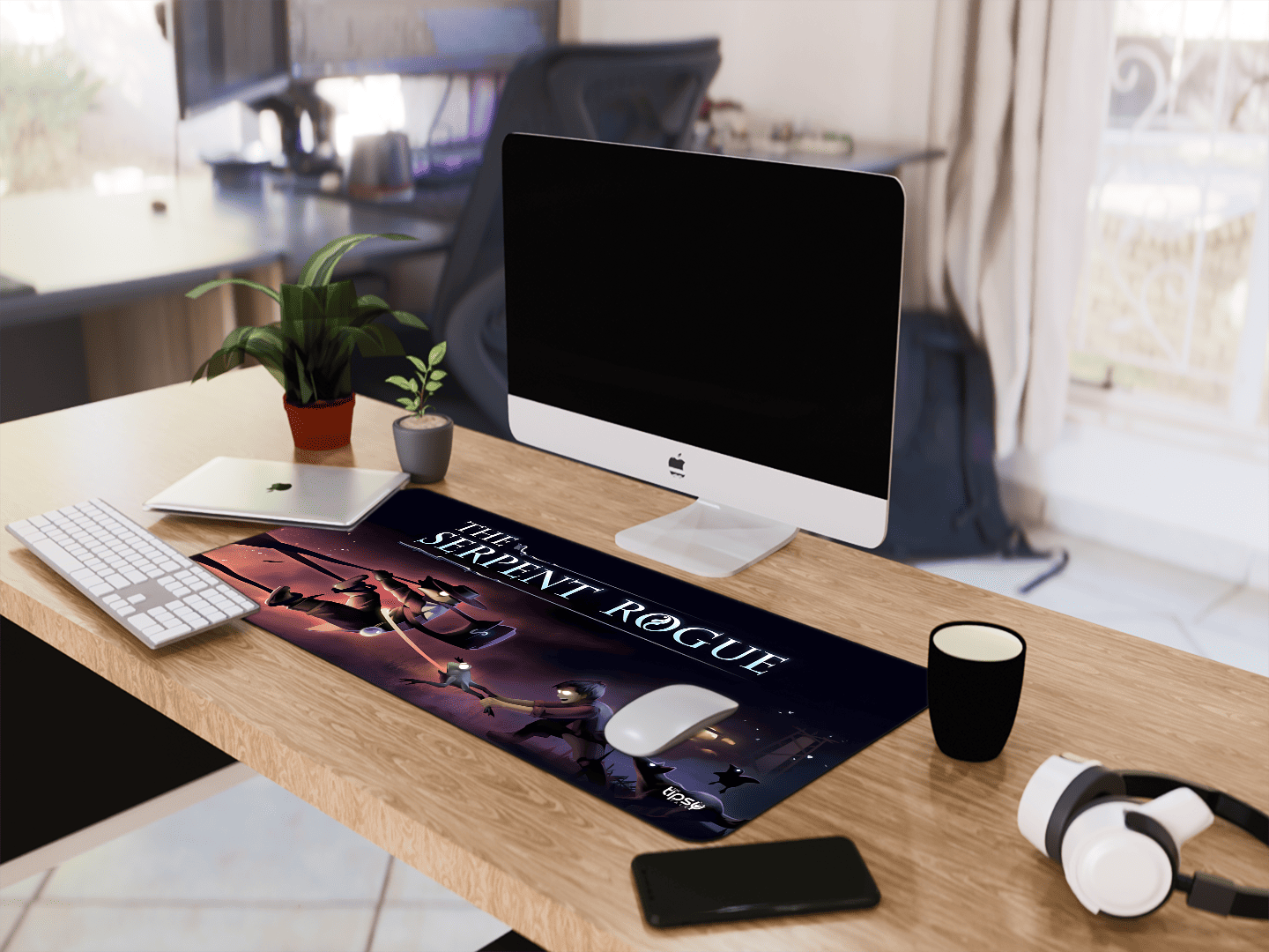 "THE SERPENT ROGUE" Gaming Mousepad Elevate Your Gaming Experience
