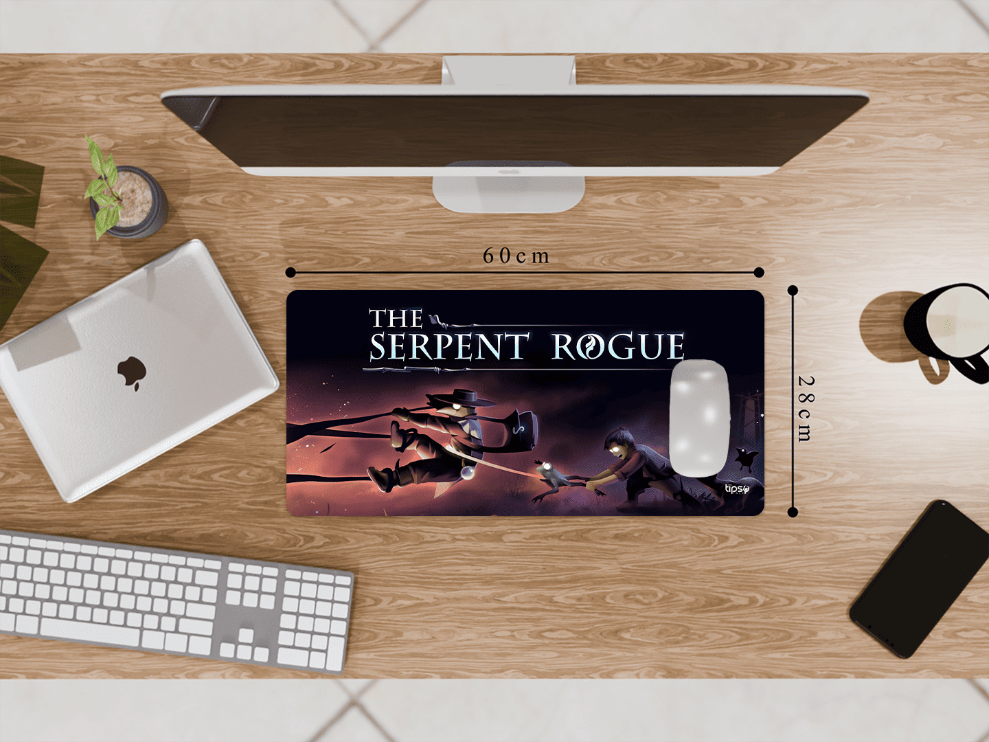 "THE SERPENT ROGUE" Gaming Mousepad Elevate Your Gaming Experience