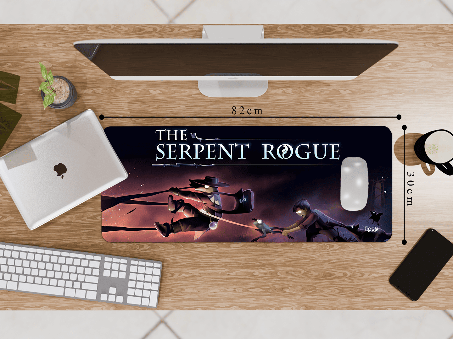 "THE SERPENT ROGUE" Gaming Mousepad Elevate Your Gaming Experience