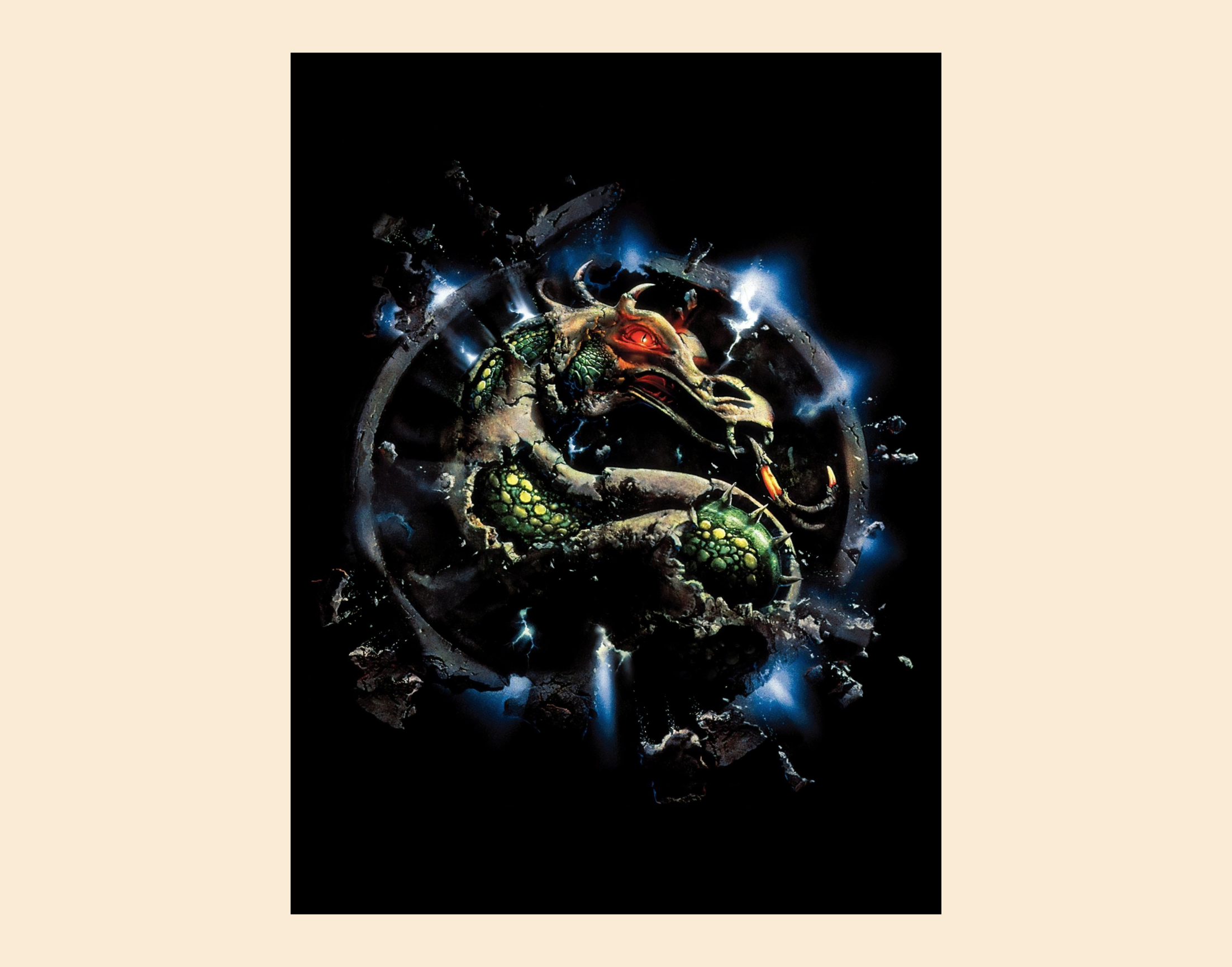"MORTAL KOMBAT: YIN AND YANG- GAMING"- Shiny & Sturdy Metallic Poster Art That Pops & Sticks (Literally!)