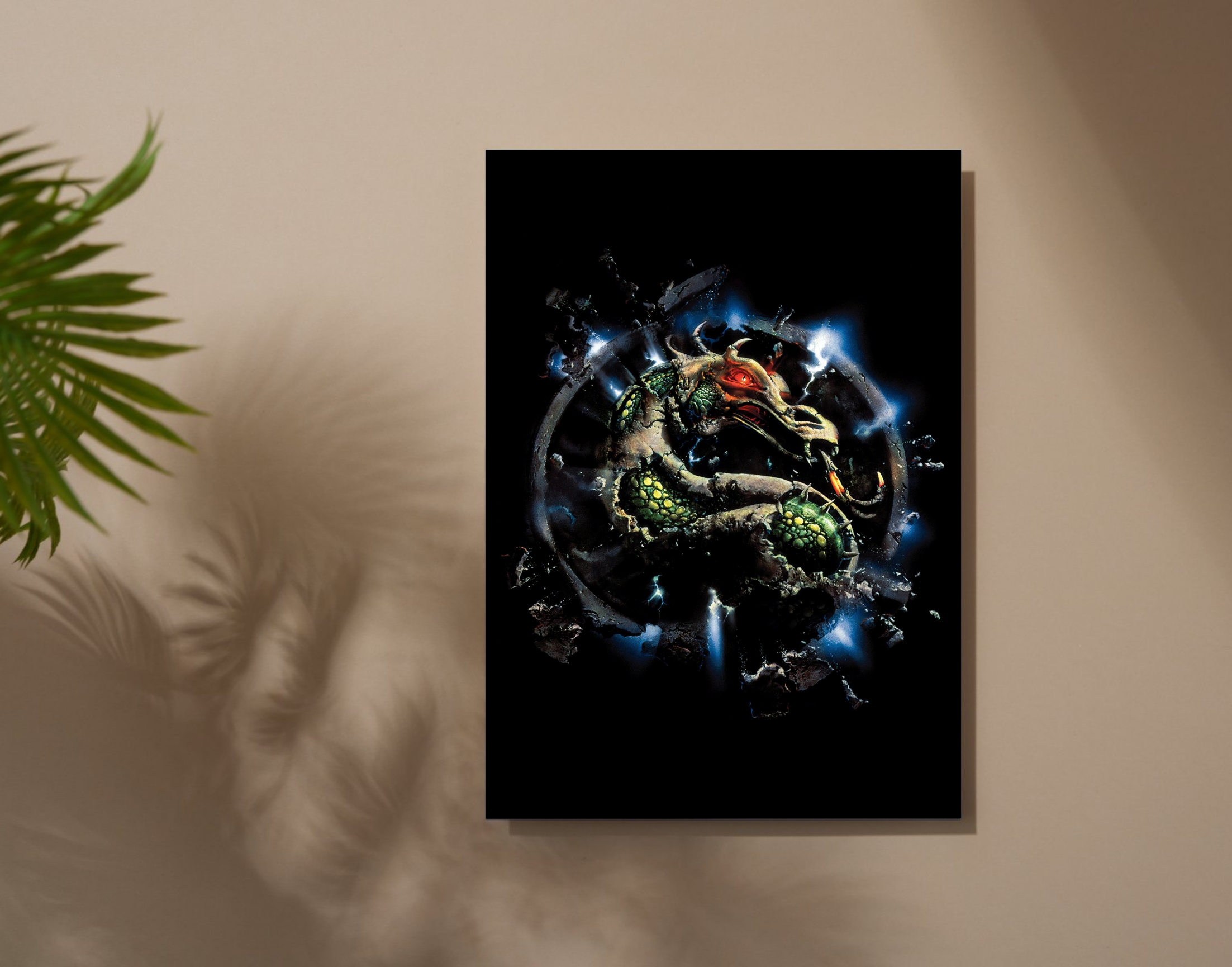 "MORTAL KOMBAT: YIN AND YANG- GAMING"- Shiny & Sturdy Metallic Poster Art That Pops & Sticks (Literally!)