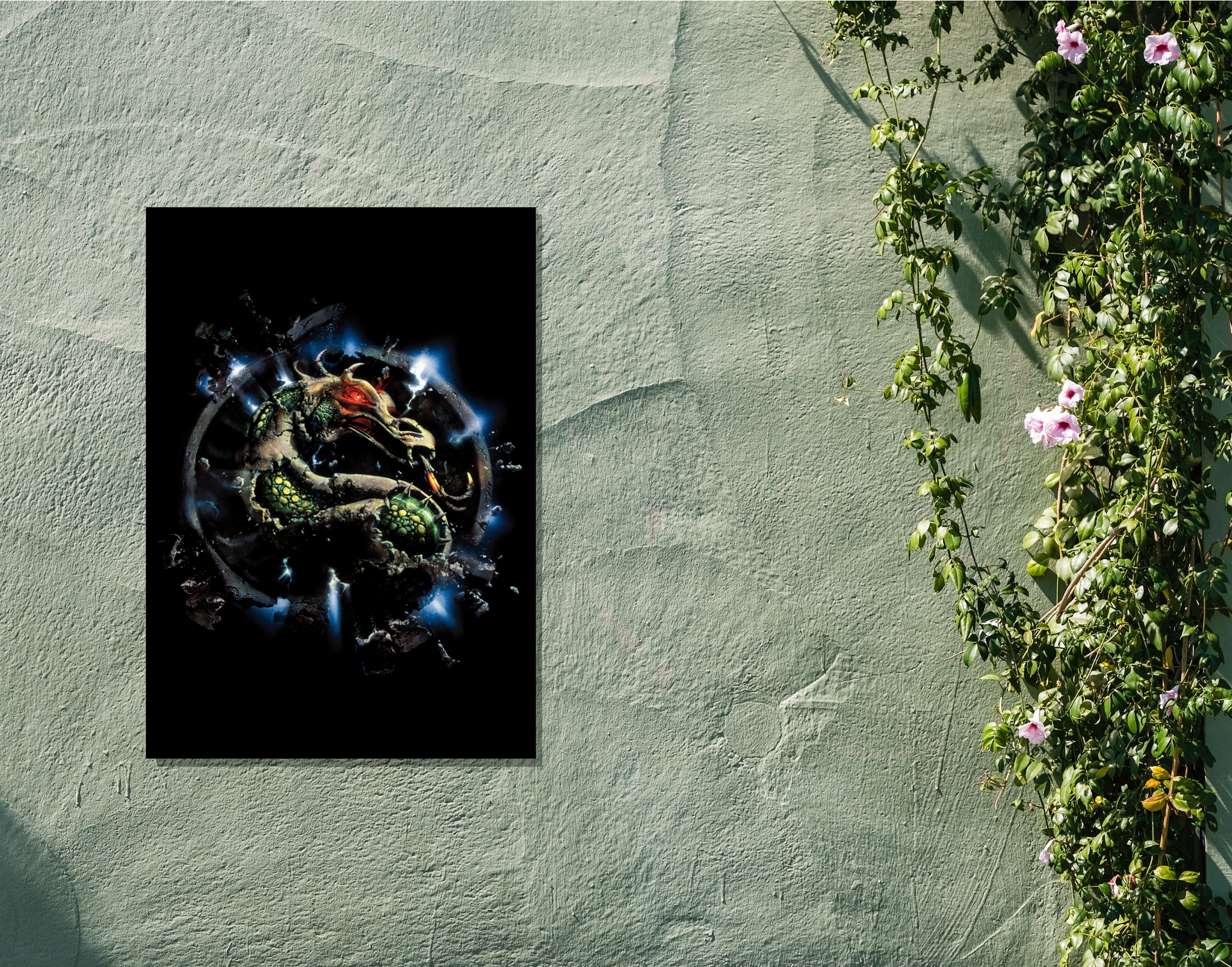 "MORTAL KOMBAT: YIN AND YANG- GAMING"- Shiny & Sturdy Metallic Poster Art That Pops & Sticks (Literally!)