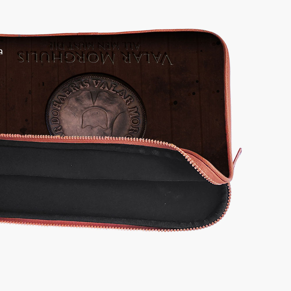 "VALAR MORGHULIS # GOT" Laptop Sleeves:Bold Modern Design for Every Size