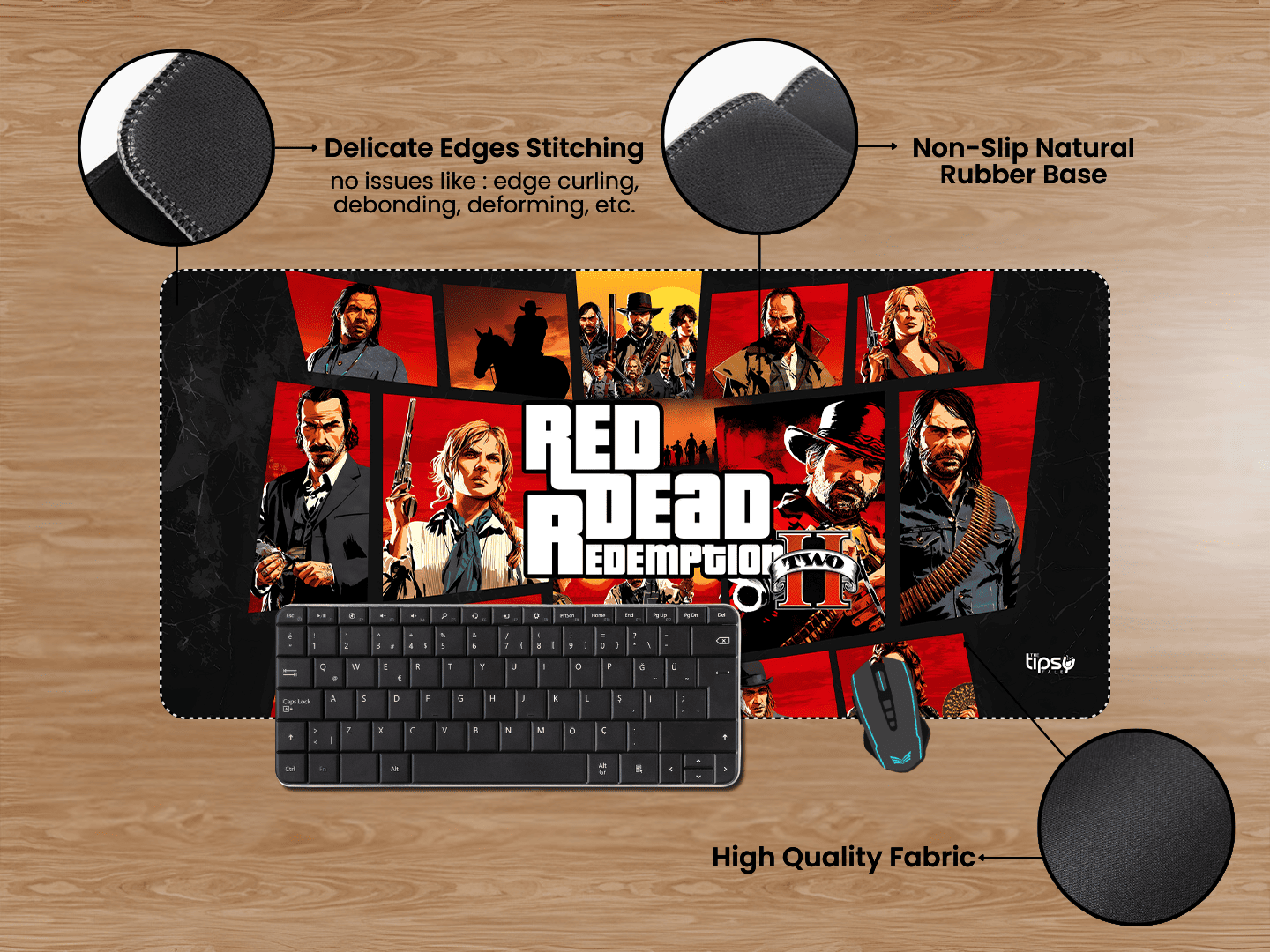 "RED DEAD REDEMPTION" Gaming Mousepad Elevate Your Gaming Experience