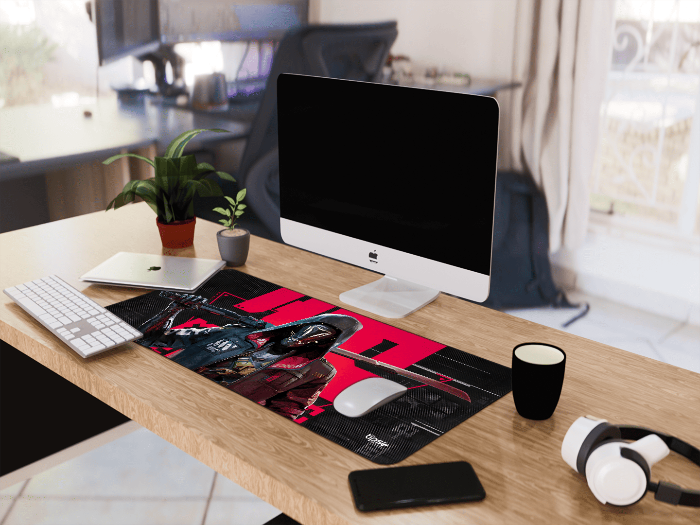 "KEYMASTER THE ARCHITECT THE GHOSTRUNNER" Gaming Mousepad Elevate Your Gaming Experience
