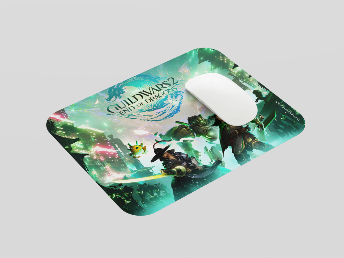 "GUILDWARS 2 END OF DRAGONS" Mousepad: Enhance Your Workspace with Style