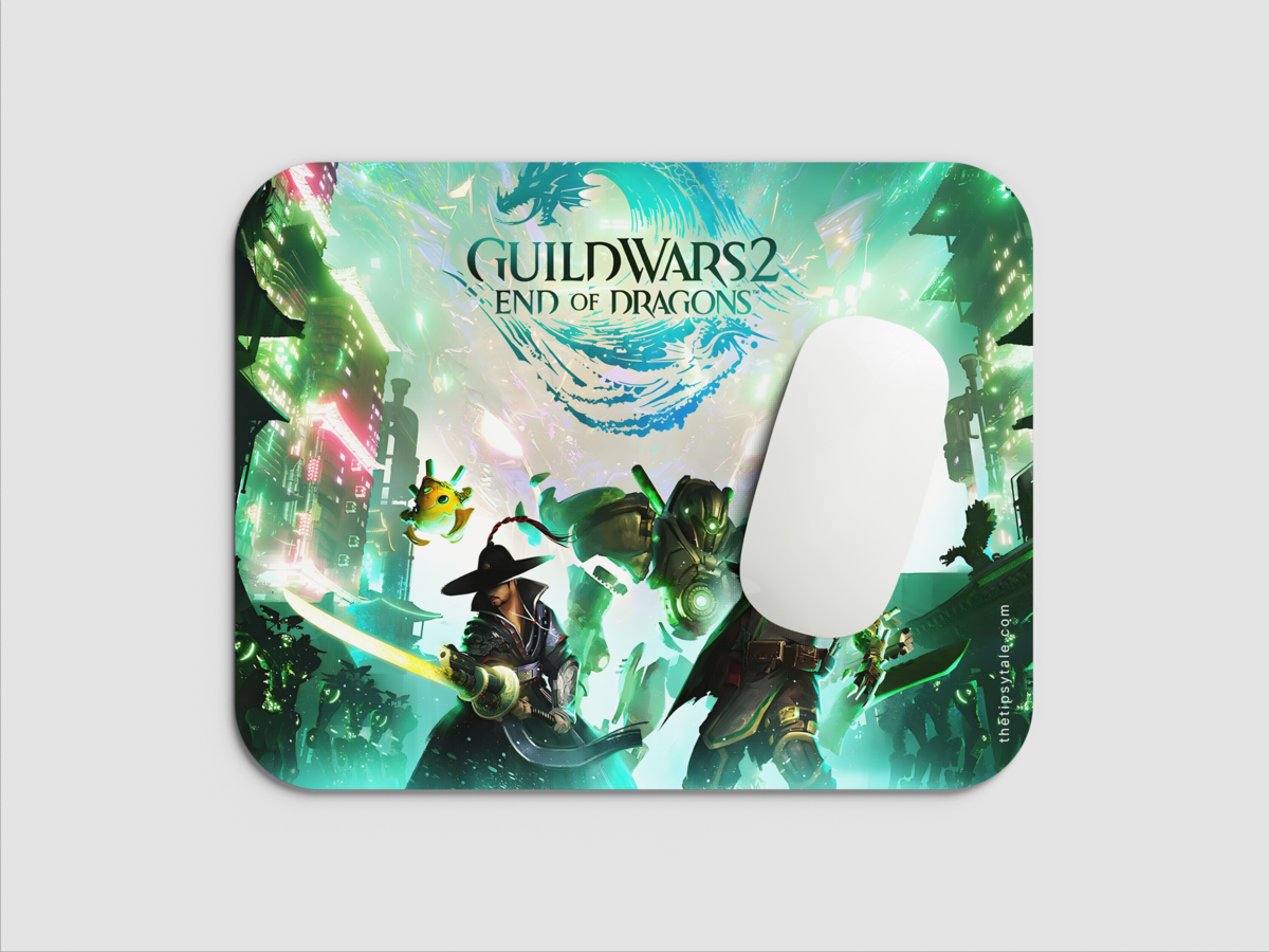 "GUILDWARS 2 END OF DRAGONS" Mousepad: Enhance Your Workspace with Style