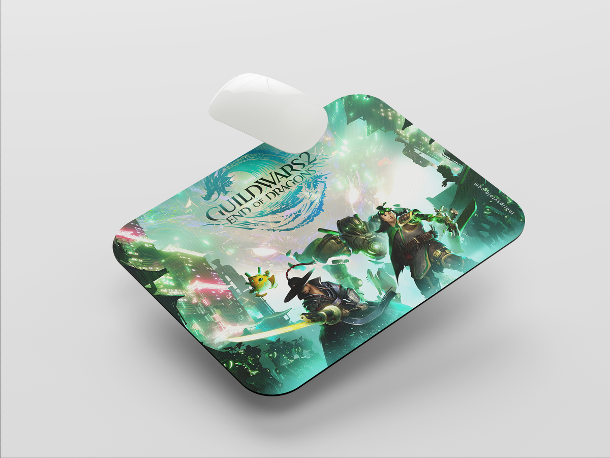 "GUILDWARS 2 END OF DRAGONS" Mousepad: Enhance Your Workspace with Style