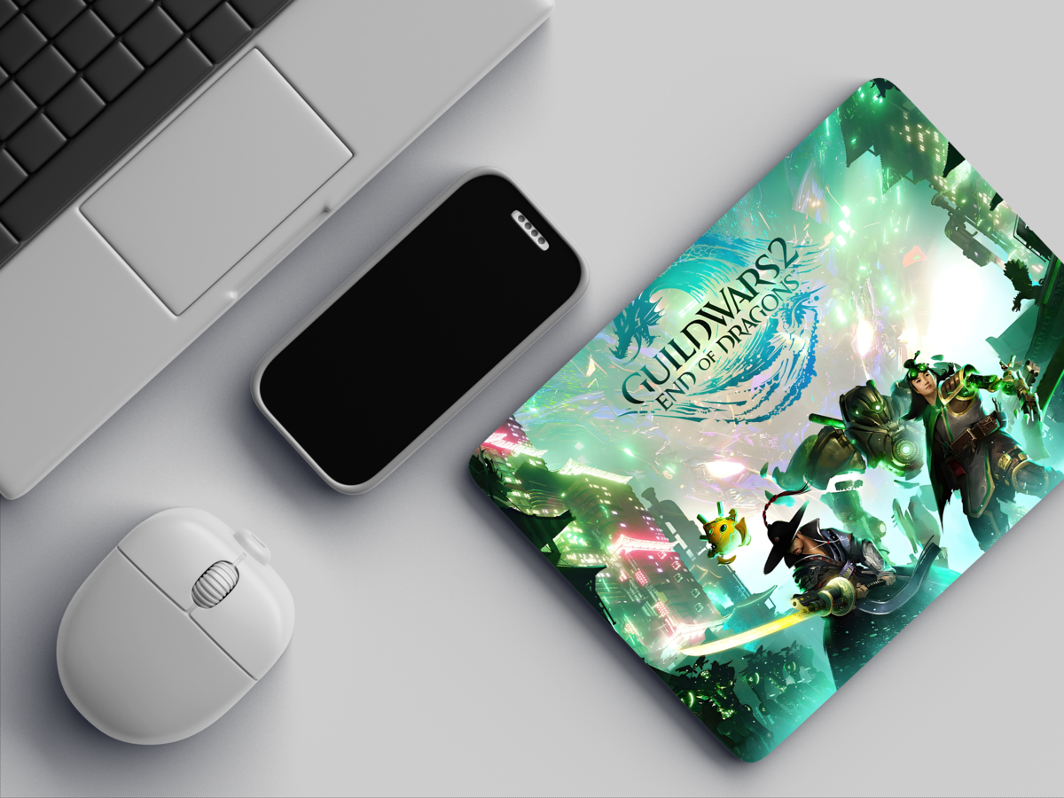 "GUILDWARS 2 END OF DRAGONS" Mousepad: Enhance Your Workspace with Style