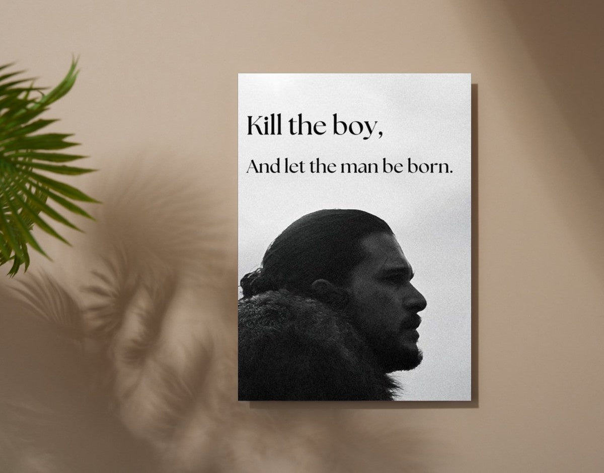 "Kill the Boy"- Shiny & Sturdy Metallic Poster Art That Pops & Sticks