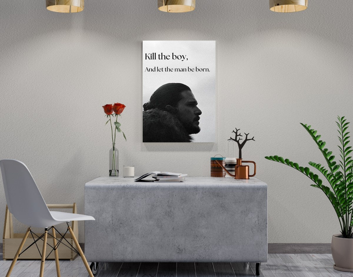 "Kill the Boy"- Shiny & Sturdy Metallic Poster Art That Pops & Sticks
