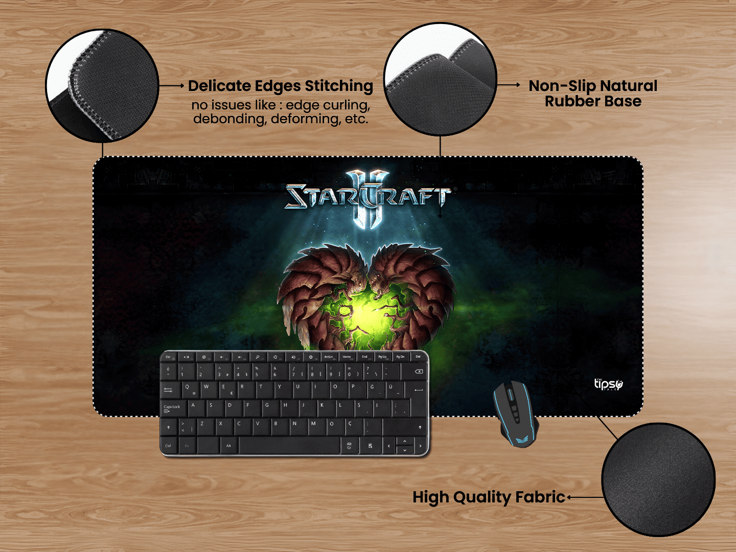 "STAR CRAFT " Gaming Mousepad Elevate Your Gaming Experience