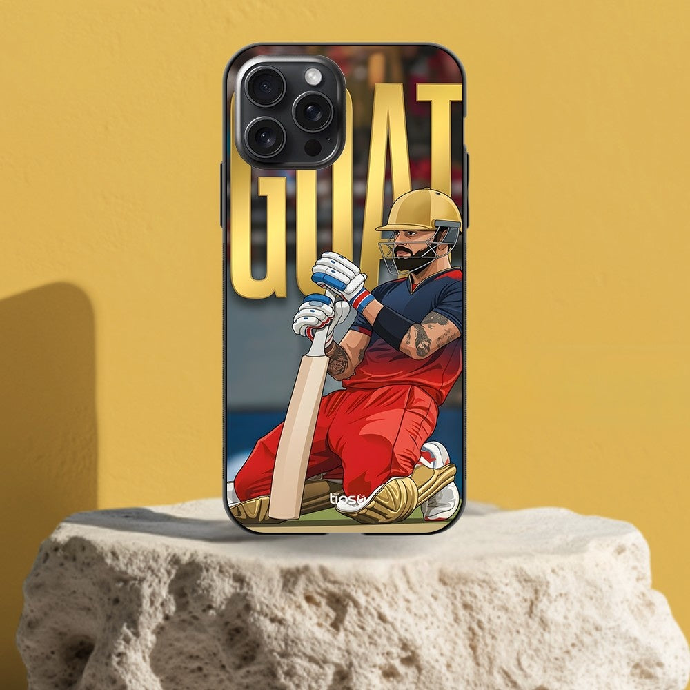 "KING VIRAT KOHLI : GOAT" -Mobile Covers Shock Resistant, Slim & Stylish Cases