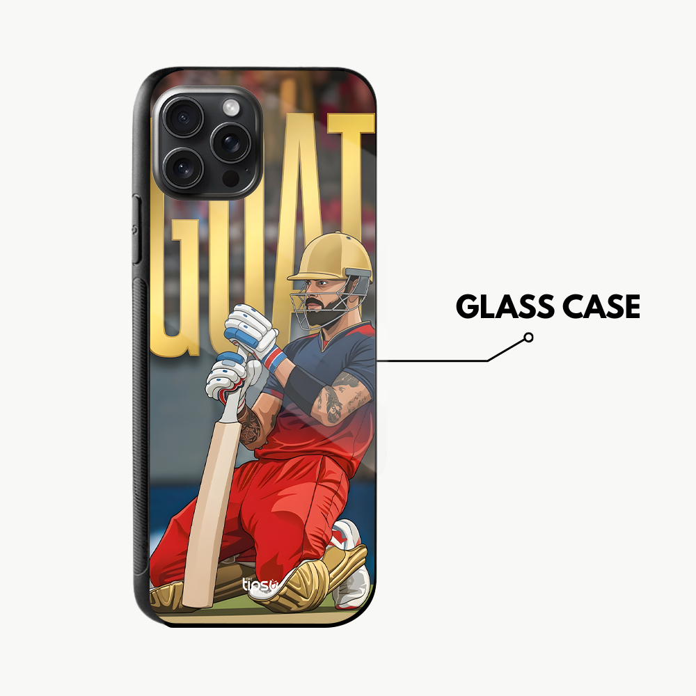 "KING VIRAT KOHLI : GOAT" -Mobile Covers Shock Resistant, Slim & Stylish Cases