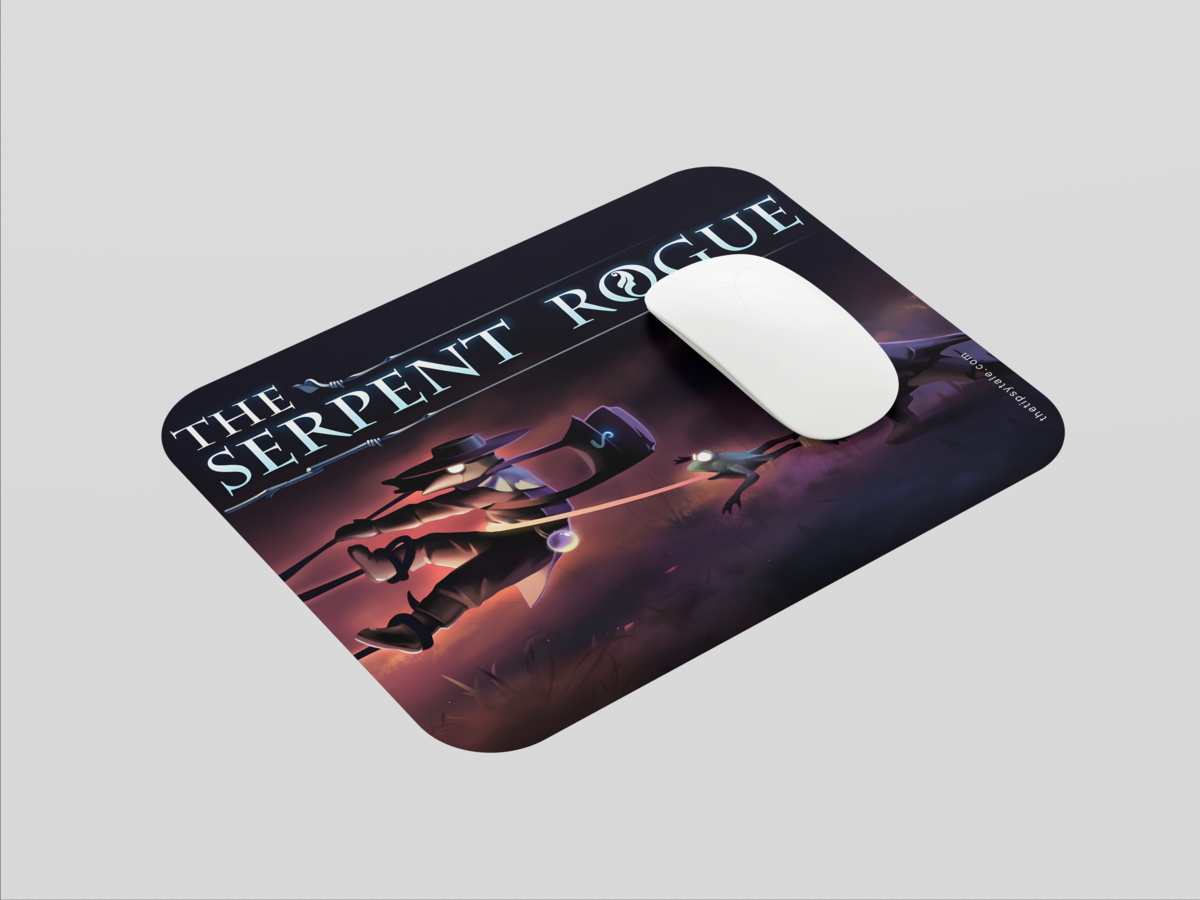 "THE SERPENT ROGUE" Mousepad: Enhance Your Workspace with Style