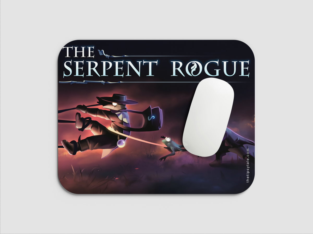 "THE SERPENT ROGUE" Mousepad: Enhance Your Workspace with Style