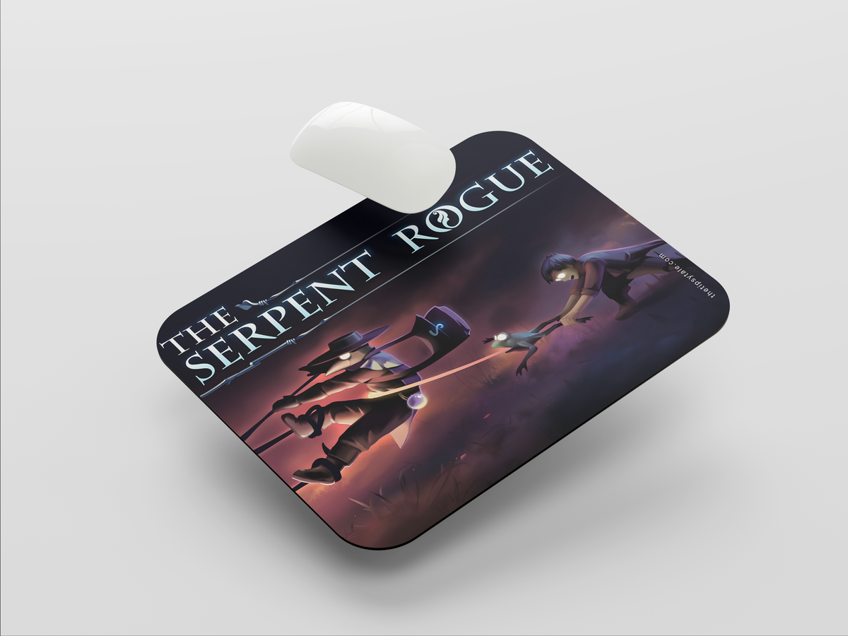 "THE SERPENT ROGUE" Mousepad: Enhance Your Workspace with Style
