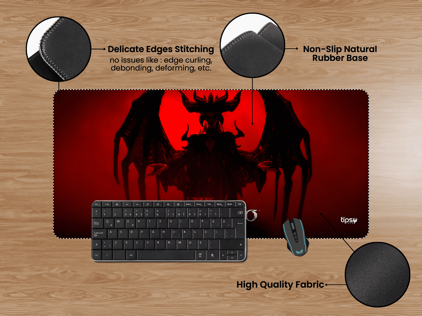 "DIABLO" Gaming Mousepad Elevate Your Gaming Experience