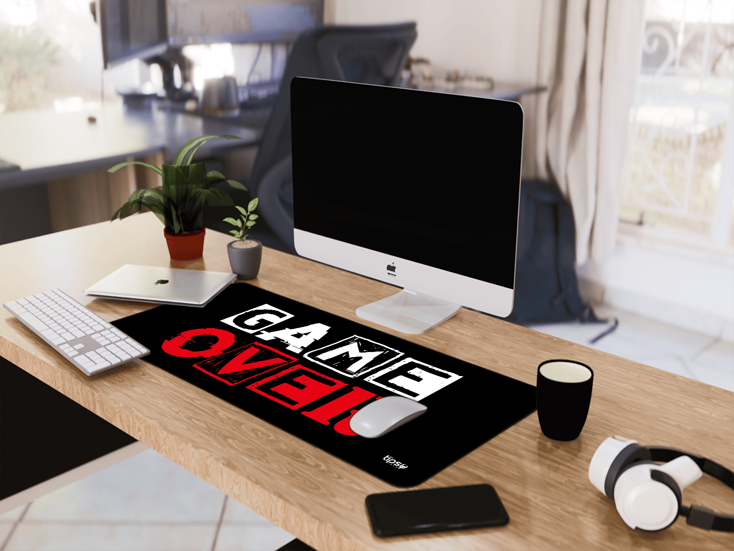 "GAME OVER" Gaming Mousepad Elevate Your Gaming Experience