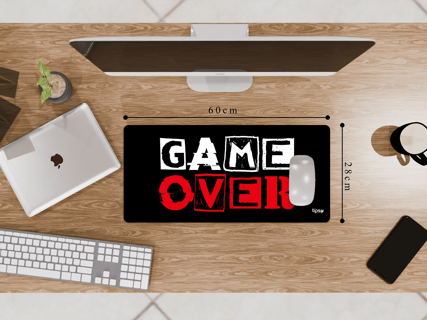 "GAME OVER" Gaming Mousepad Elevate Your Gaming Experience