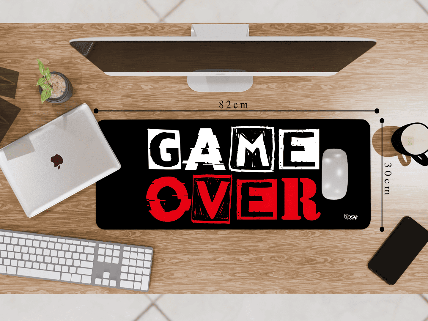 "GAME OVER" Gaming Mousepad Elevate Your Gaming Experience