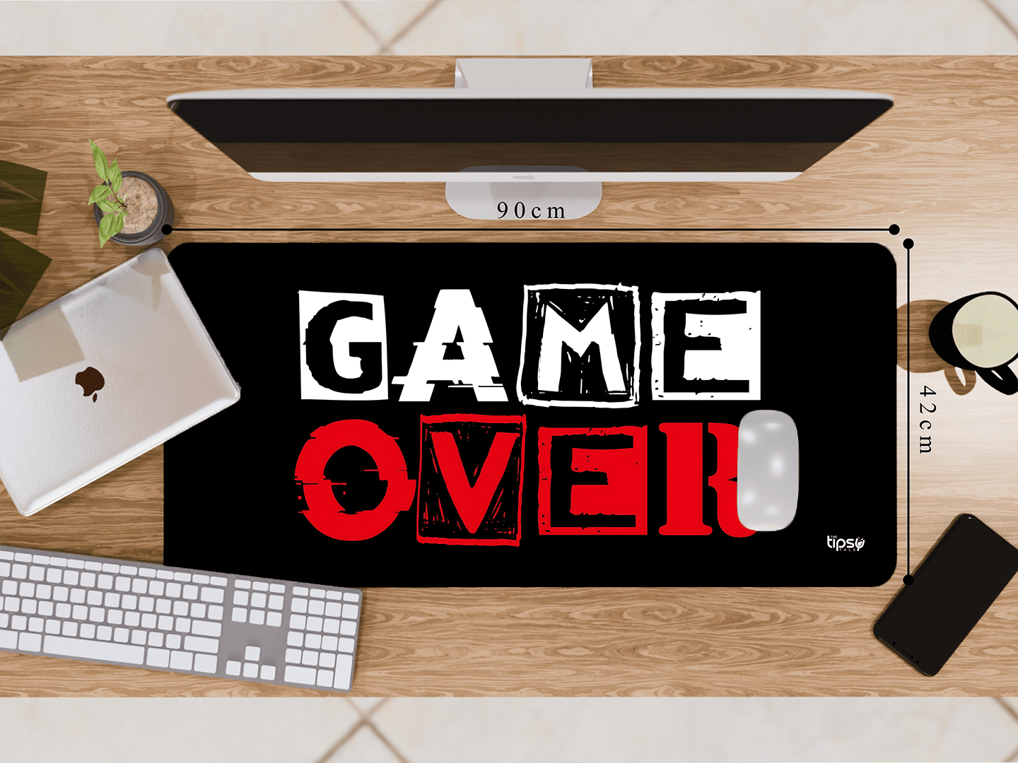 "GAME OVER" Gaming Mousepad Elevate Your Gaming Experience