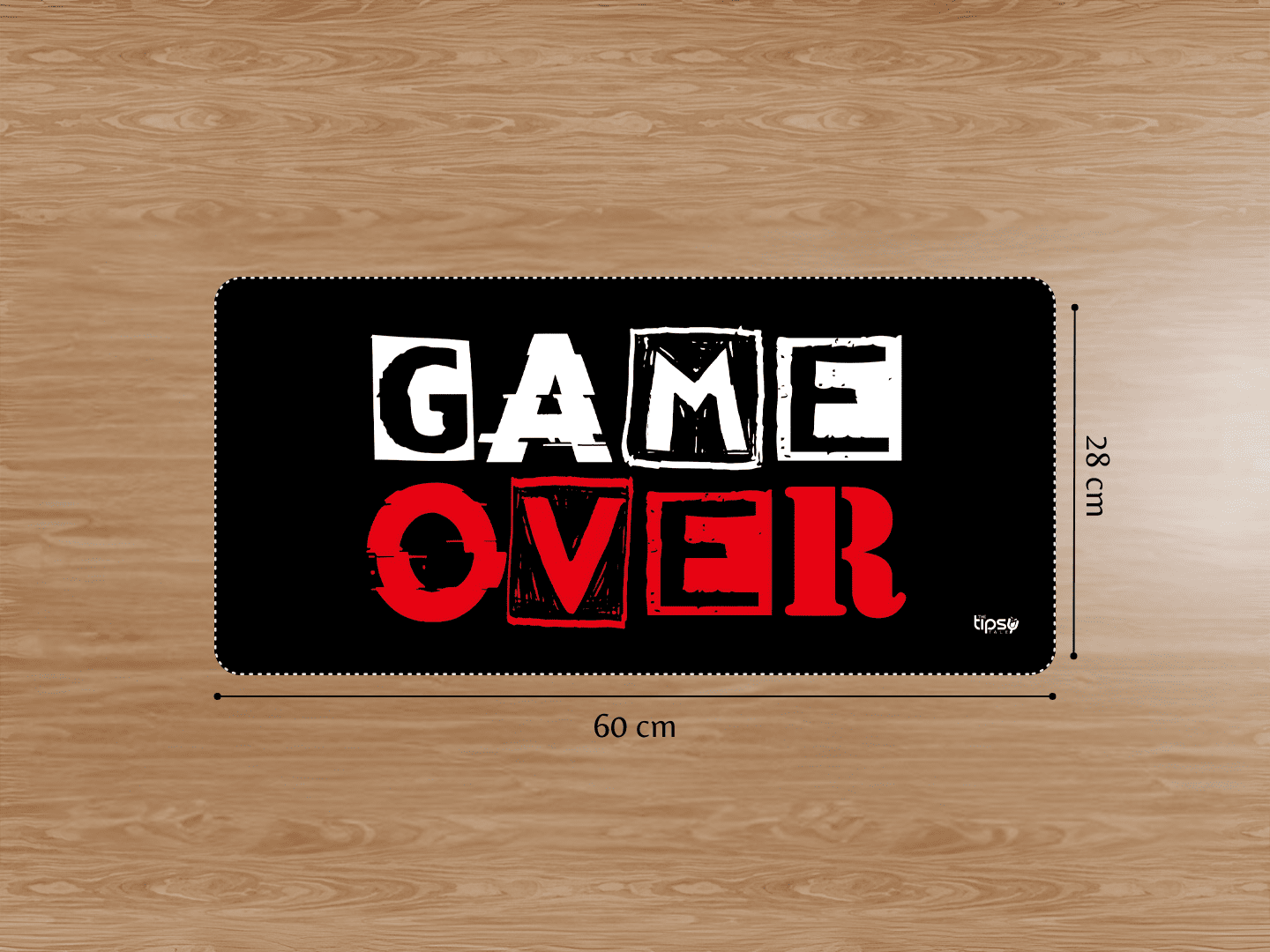 "GAME OVER" Gaming Mousepad Elevate Your Gaming Experience