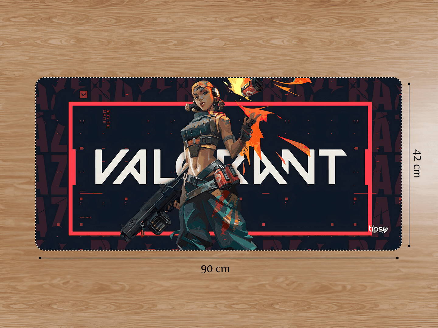 "ROZE VALORANT" Gaming Mousepad Elevate Your Gaming Experience