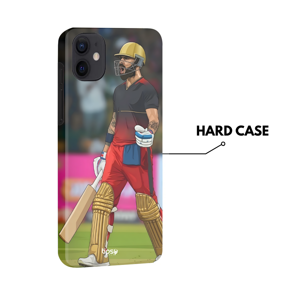 "97. KING VIRAT KOHLI: CRICKET FANBASE" -Mobile Covers Shock Resistant, Slim & Stylish Cases