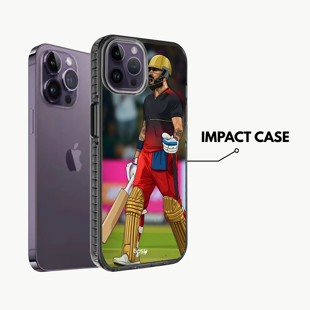 "97. KING VIRAT KOHLI: CRICKET FANBASE" -Mobile Covers Shock Resistant, Slim & Stylish Cases