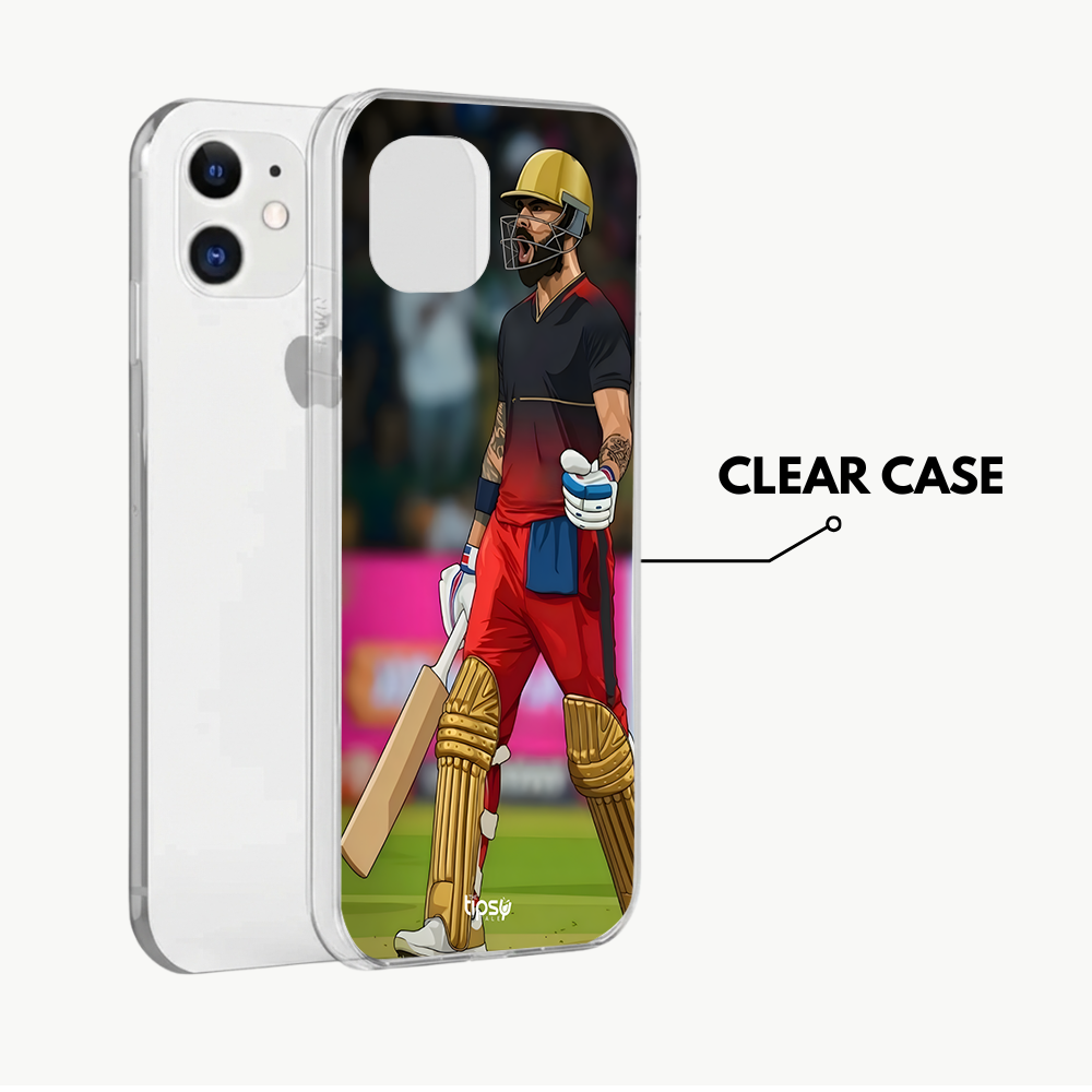 "97. KING VIRAT KOHLI: CRICKET FANBASE" -Mobile Covers Shock Resistant, Slim & Stylish Cases