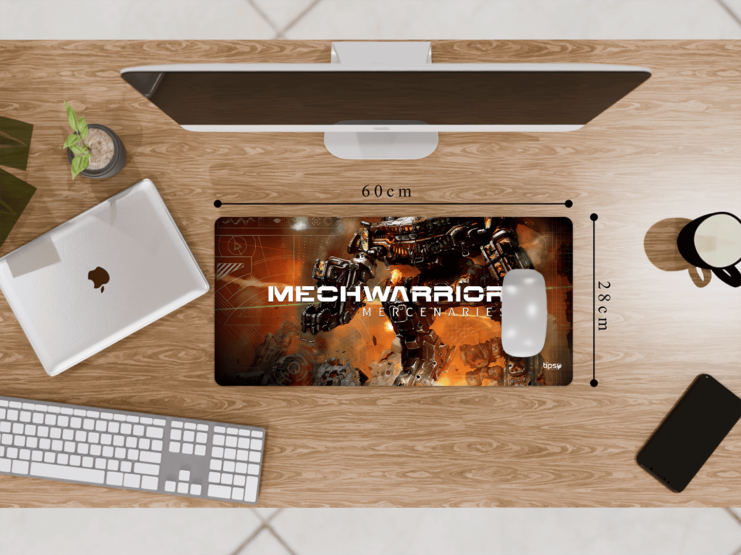 "MECHWARRIOR MERCENARIES" Gaming Mousepad Elevate Your Gaming Experience