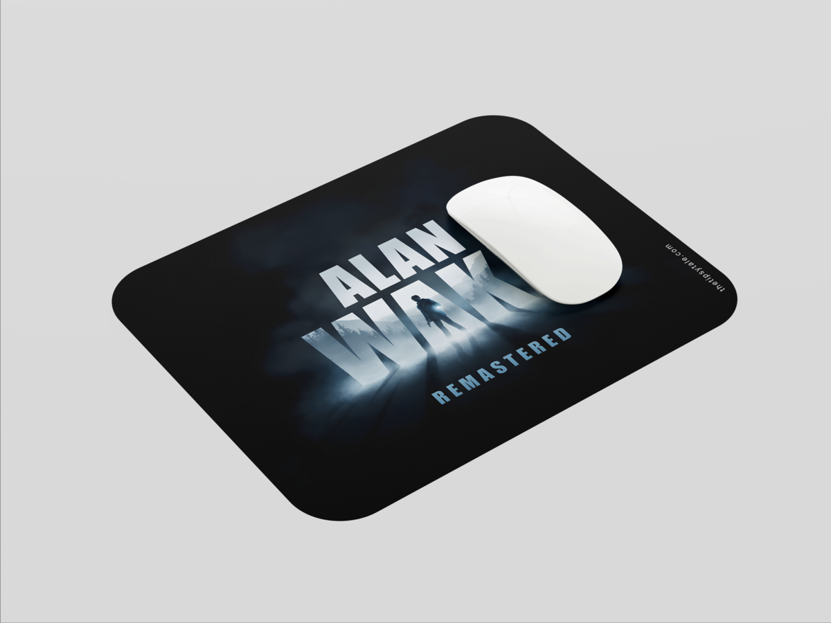 "ALAN AWAKE REMASTERED" Mousepad: Enhance Your Workspace with Style