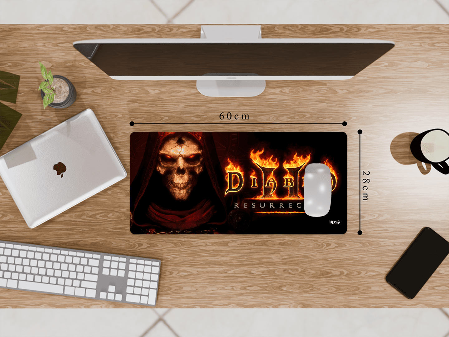 "DIABLO RESURRECTED" Gaming Mousepad Elevate Your Gaming Experience